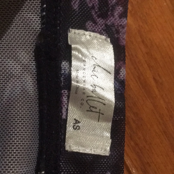 Purple flower mesh ballet circle skirt - Picture 6 of 8